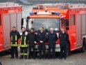 Neue LF`s fuer Koeln Uebergabe in Koeln Deutz an den Wachen  P114
